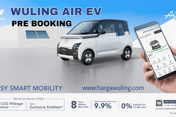 Prebook Wuling Air Ev